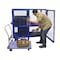 Vestil 2000 lb Capacity, 33 W x 64.5625 L x 61.625 H, 2 Shelves SCW-XM-3060-BL - alternate 6